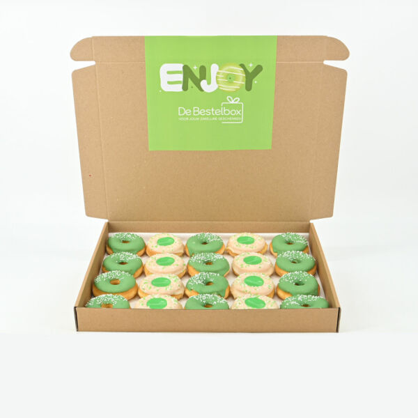 Gepersonaliseerde Mini Donuts met logo - 20 Stuks